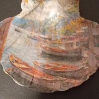 Capesante decorate a mano.