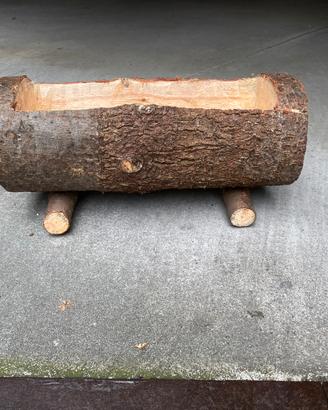 Fioriera in legno