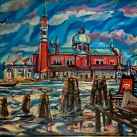 Venezia quadro della pittrice Annemarie Asam 