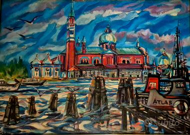 Venezia quadro della pittrice Annemarie Asam 