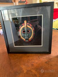 4 quadri di maschere tribali