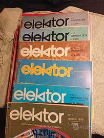 ELEKTOR RIVISTE ELETTRONICA ANNI 80 COLLEZIONE