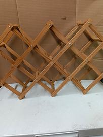 Portabottiglie in legno 