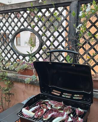 Bbq a gas e bombola nuova