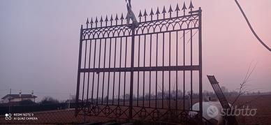 Antico cancello Veneziano ferro battuto 260 cm.