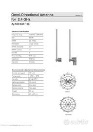 Antenna Wi-Fi Zyair ext-108