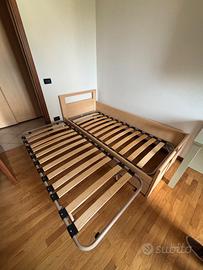 Letto singolo con doppia branda (duetto) 