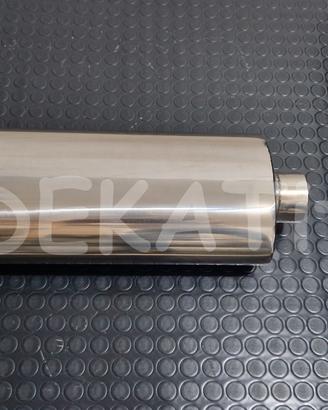 SILENZIATORE AUTO  CENTRALE INOX Ø 61 MM LUNGH 450