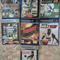 Giochi PS2 tra cui GTA San Andreas