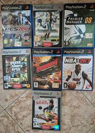 Giochi PS2 tra cui GTA San Andreas