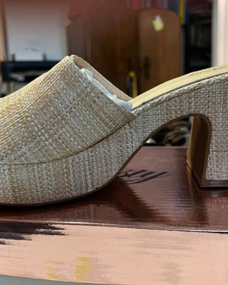 SABOT IN RAFFIA NUOVI NR 40