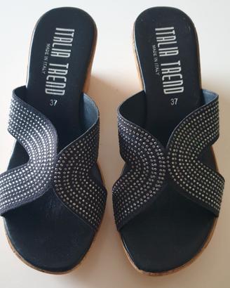 Ciabatte zeppa sughero n.37 nuove