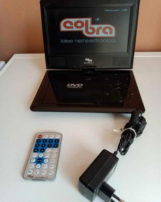 LETTORE PORTATILE DVD-SD-USB COBRA