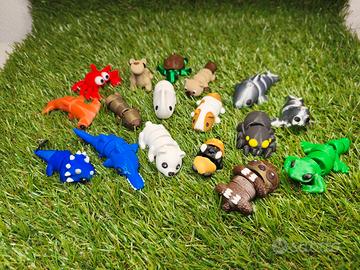 animaletti portachiavi 3d