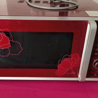 Microonde rosso Samsung 23 litri con serigrafia