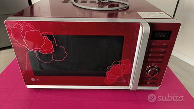 Microonde rosso Samsung 23 litri con serigrafia