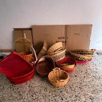 Stock cesti in vimini