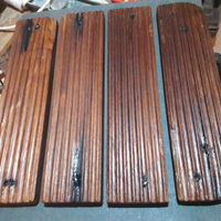 Listelli in Teak per plancetta di poppa