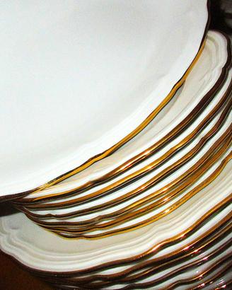 Piatti Seltmann Weiden Marie-Luise 40 Pezzi - Oro