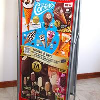 Insegna listino prezzi ALGIDA 2025 tabella bar