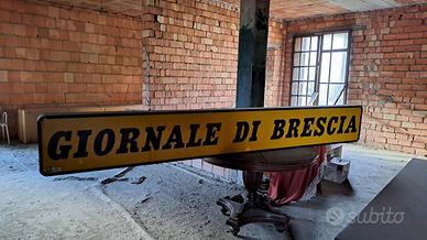 insegna giornale di brescia