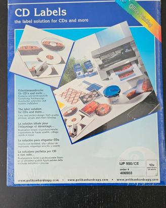 Etichette stampabili adesive CD Pelikan