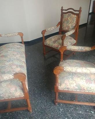 Set divano + poltrone inizio '900