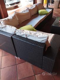 DIVANO DA GIARDINO 1 ANNO DI VITA