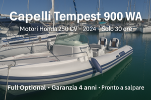 CAPELLI TEMPEST 900 WA - 2x HONDA 250 CV - 2024