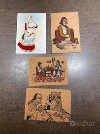 Cartoline costumi sardi