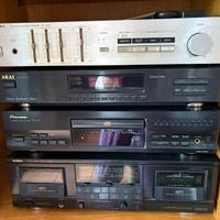 Impianto audio vintage completo