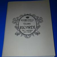 ARCHIVIO STORICO RICORDI, Milano 