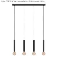 Lampadario a sospensione Eglo CORTENOVA 4 luci