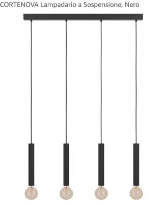 Lampadario a sospensione Eglo CORTENOVA 4 luci