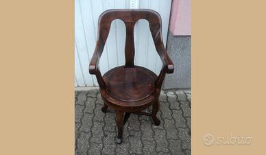 Sedia da barbiere epoca 800 restaurata