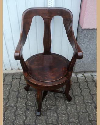 Sedia da barbiere epoca 800 restaurata