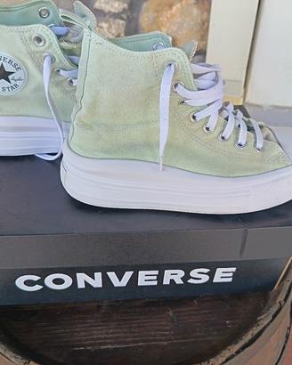 scarpe converse verdi n. 38,5