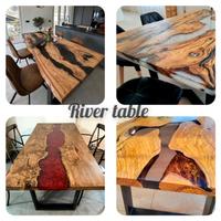 🌿 Tavoli personalizzati in legno e resina 