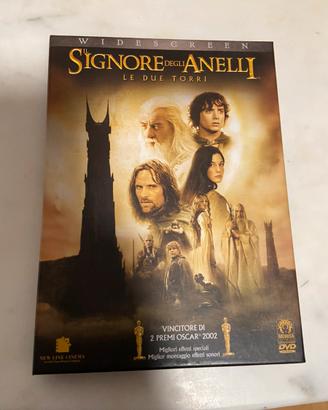 DVD del film Il Signore degli Anelli Le Due Torri
