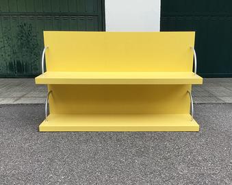 Mensola doppia design legno massiccio