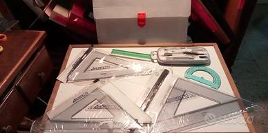 Squadre, compasso,architetto set usato