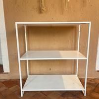 Scaffali da interno/ esterno/metallo bianco