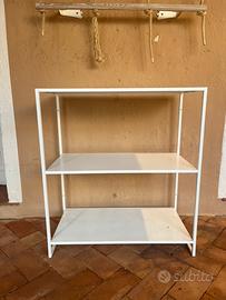 Scaffali da interno/ esterno/metallo bianco