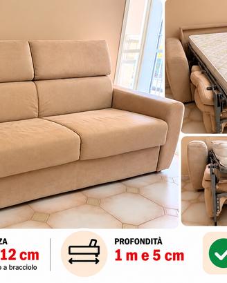 Divano letto matrimoniale