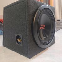 Subwoofer Alpine Serie R + Box artigianale misura.
