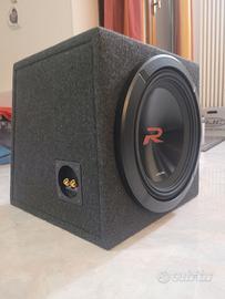 Subwoofer Alpine Serie R + Box artigianale misura.