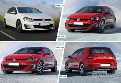 PARAURTI GOLF 7 VII con GRIGLIA FENDINEBBIA GTI