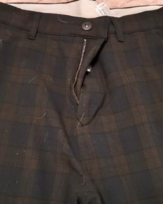 pantaloni a quadri