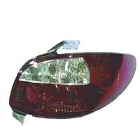 FANALI PER PEUGEOT 206 98-09 ROSSO AFFUMICATO