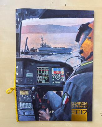 Calendario storico Guardia di Finanza, anno 2017,